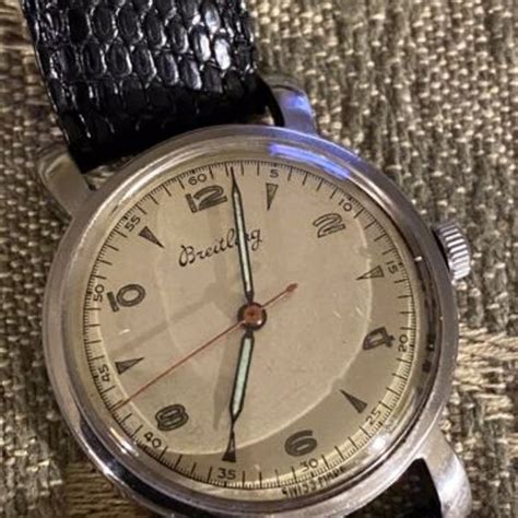 breitling ref 123|Breitling Ref. 123 WWII Era 17 Jewel Manual Wind Amazing Lugs .